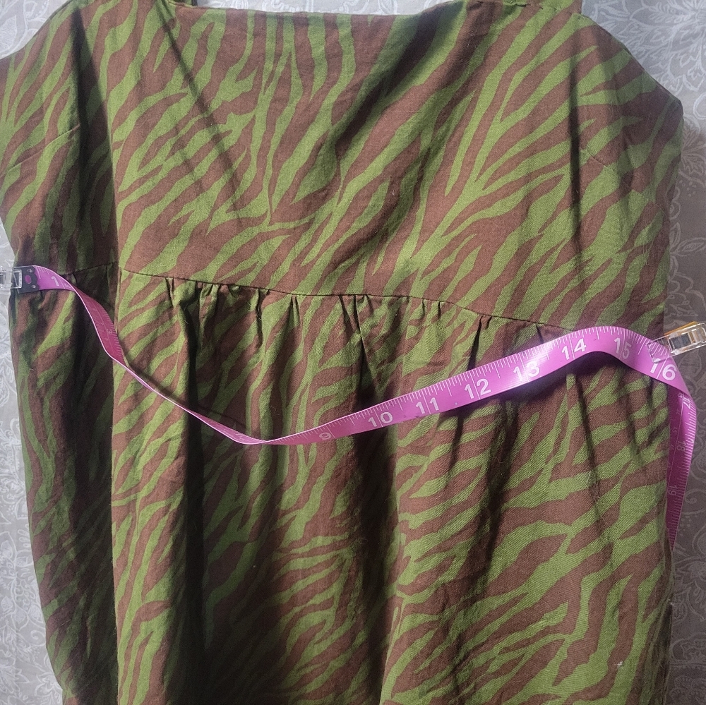 Handmade cottagecore grunge cotton dress - Picture 3 of 5